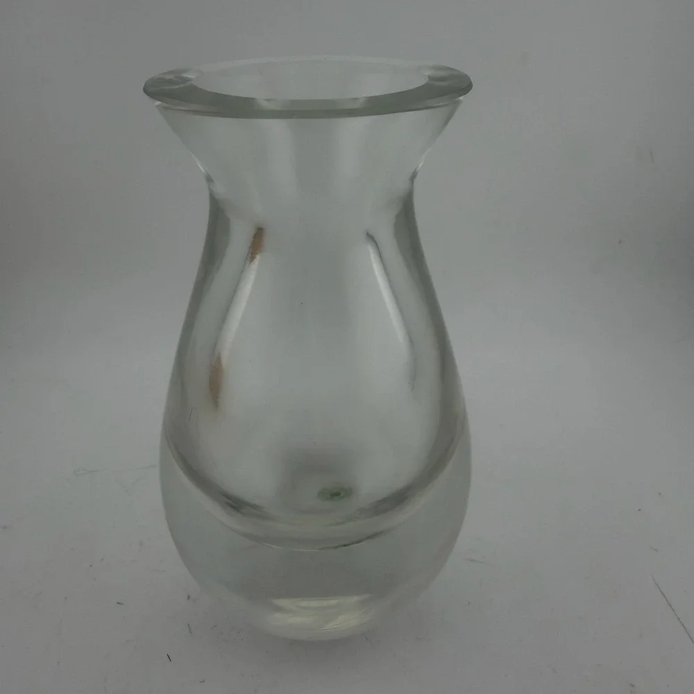 Williams Sonoma Clear Grande Cuisine Glass Bud Vase Made in Poland